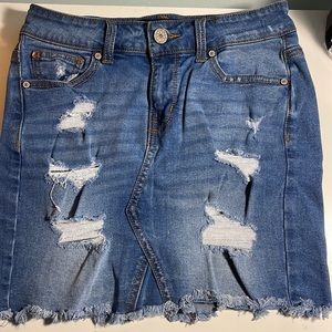 A Jean skirt in a size small